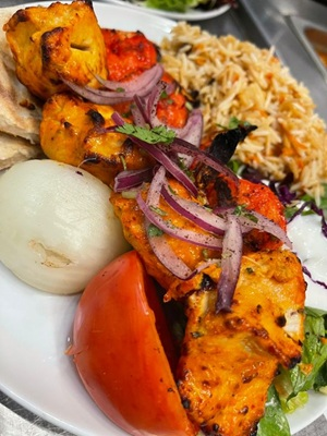 Greek salad with fresh vegetables